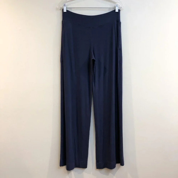 Athleta Purple High Waist Swing Straight Leg Knit Ribbed Loungewear Pants Small - Picture 6 of 8